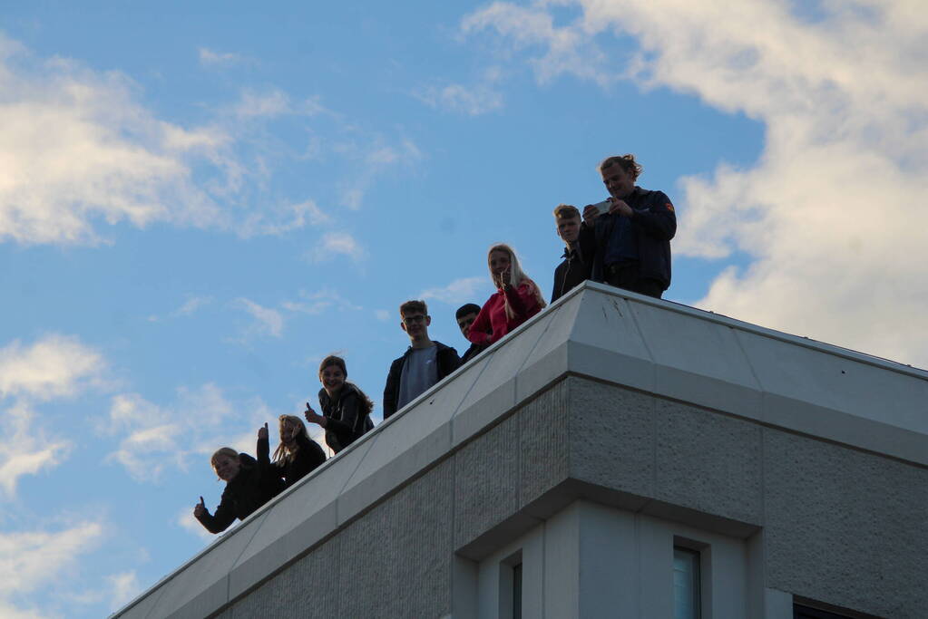 Brandweer pakt groots uit bij realistische oefening