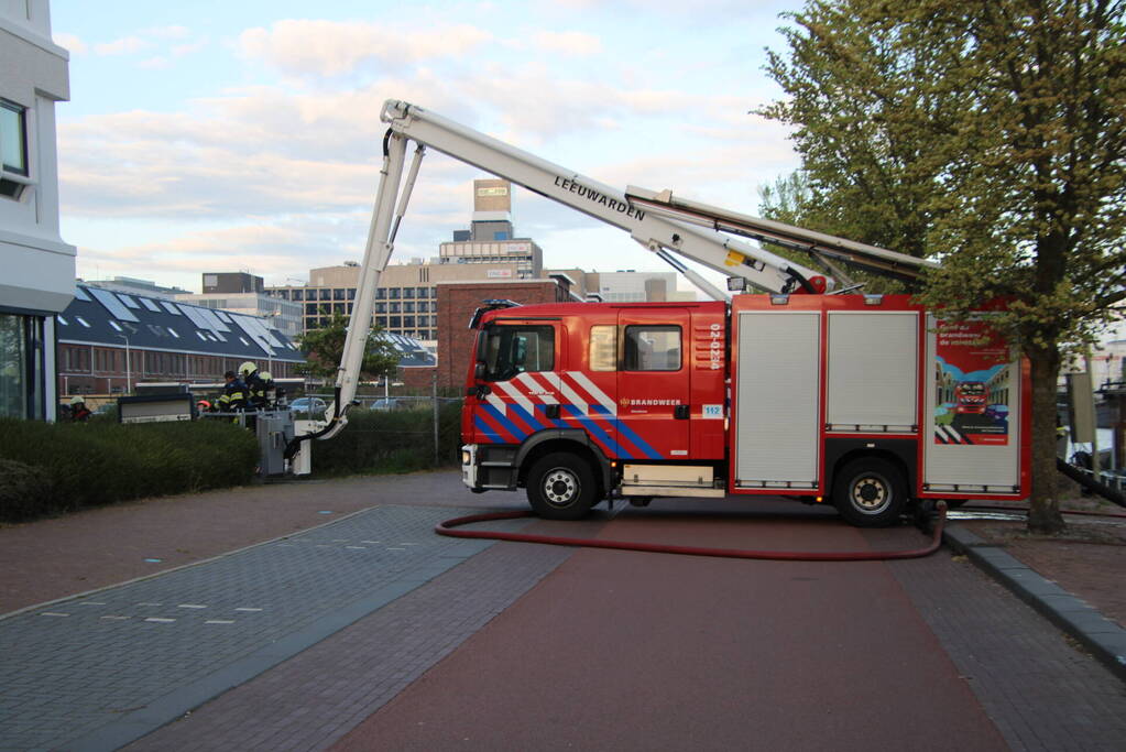 Brandweer pakt groots uit bij realistische oefening