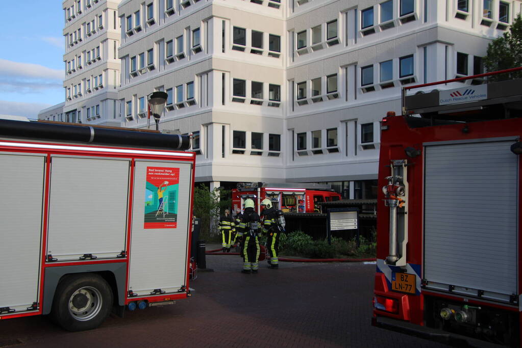 Brandweer pakt groots uit bij realistische oefening
