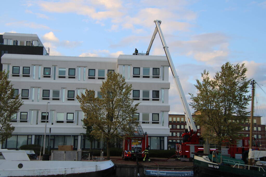 Brandweer pakt groots uit bij realistische oefening
