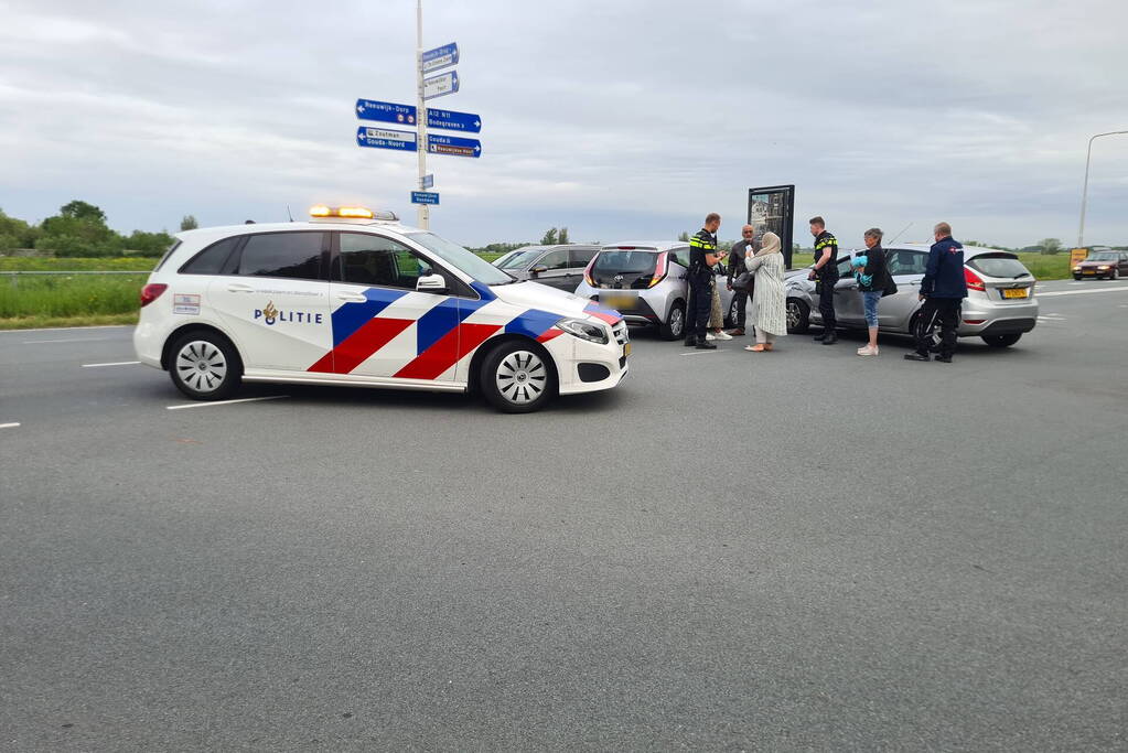 Schade bij ongeval op kruising