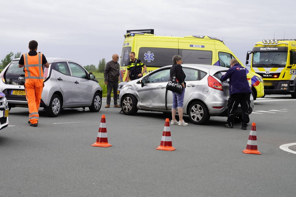 Schade bij ongeval op kruising