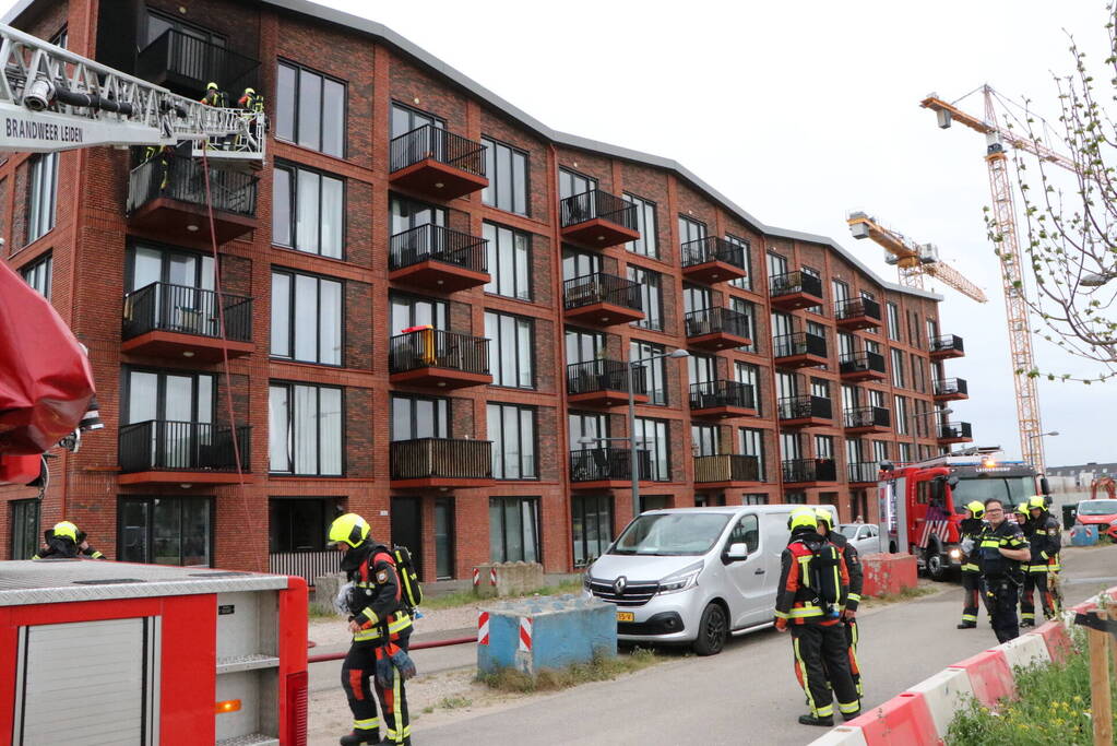 Grote schade na brand op balkon