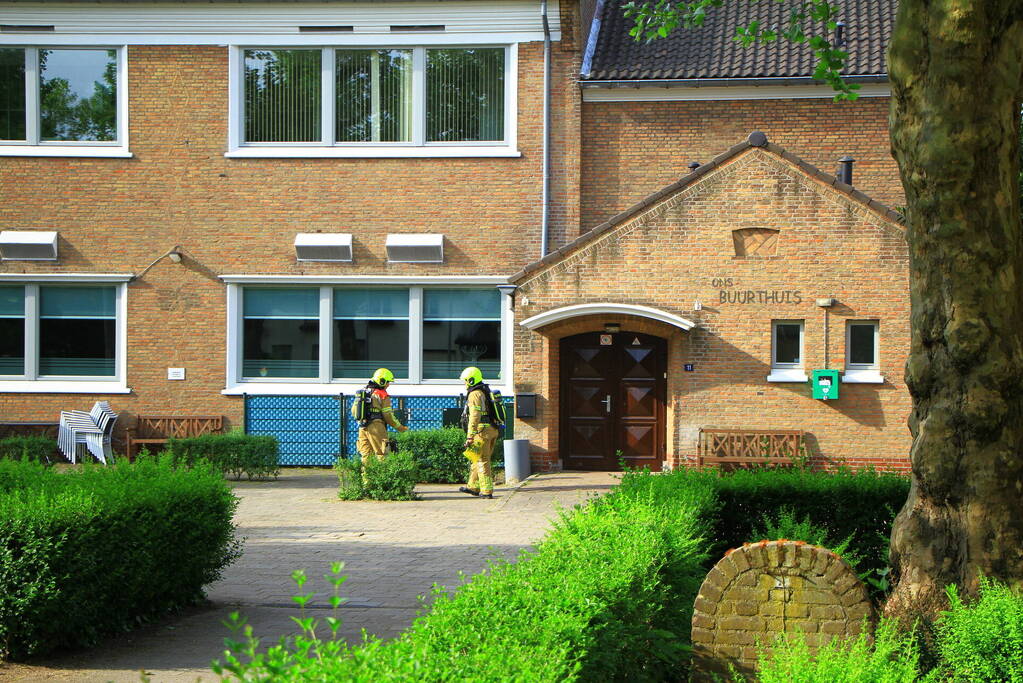 Onderzoek naar gaslekkage bij buurthuis Fatima