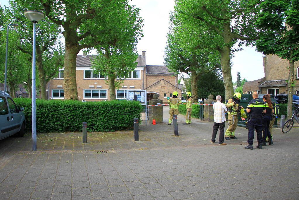 Onderzoek naar gaslekkage bij buurthuis Fatima
