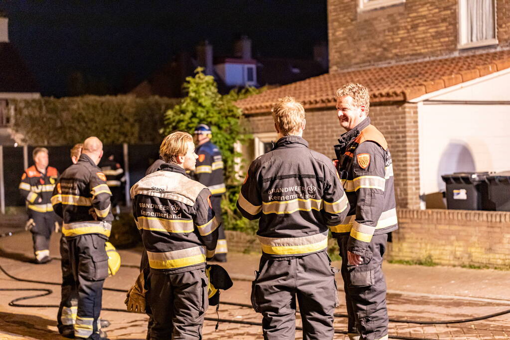 Vrachtwagen volledig uitgebrand
