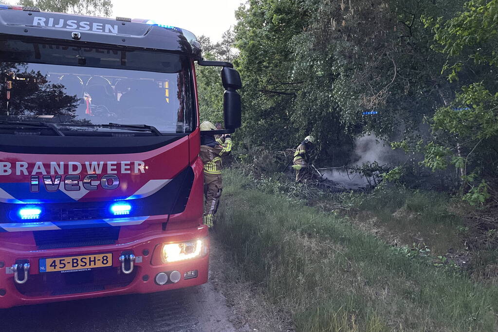 Bosbrand snel onder controle