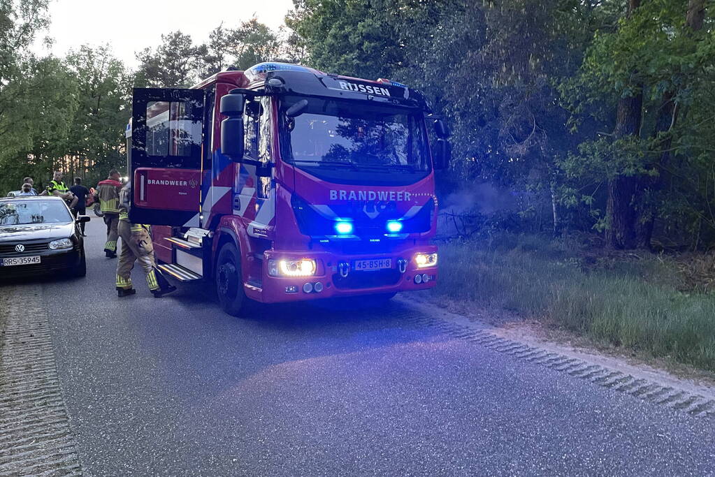Bosbrand snel onder controle