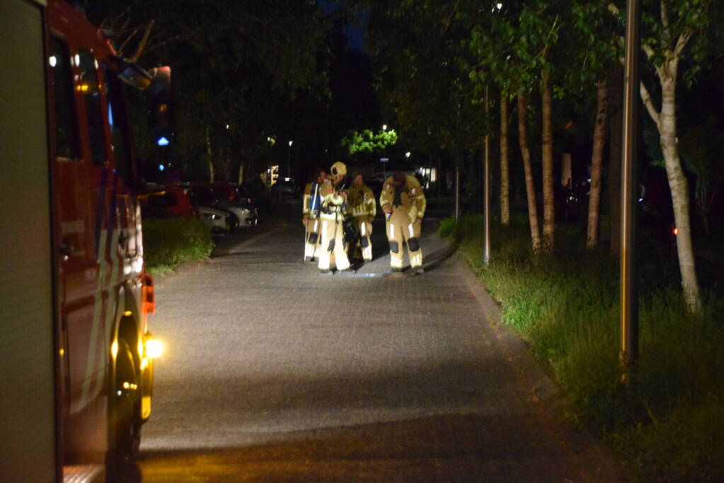 Brandweer doet urenlang onderzoek