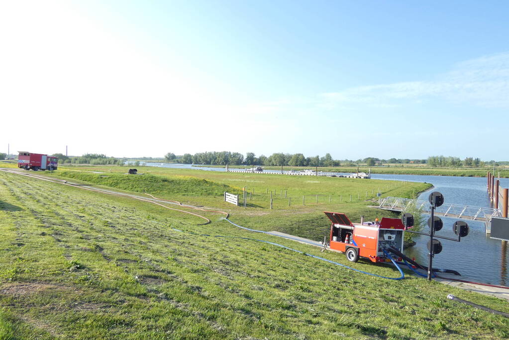 Asbest vrijgekomen bij brand in leegstaande boerderij