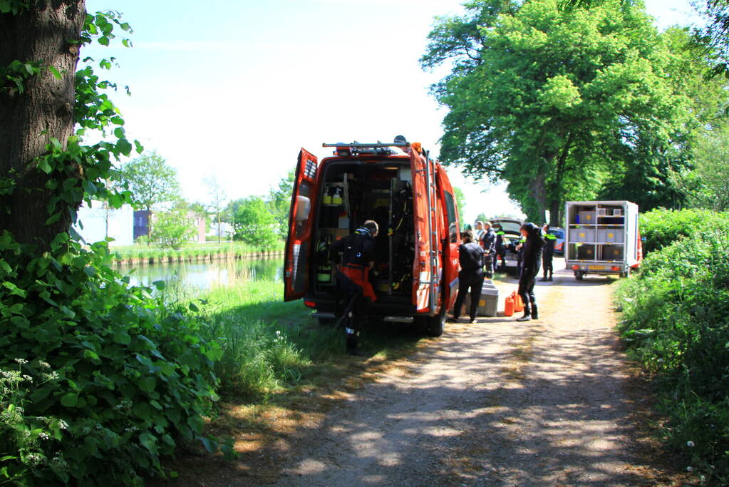 Groot onderzoek langs kanaal