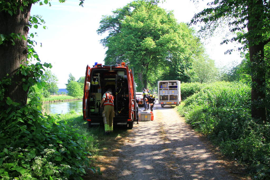 Groot onderzoek langs kanaal