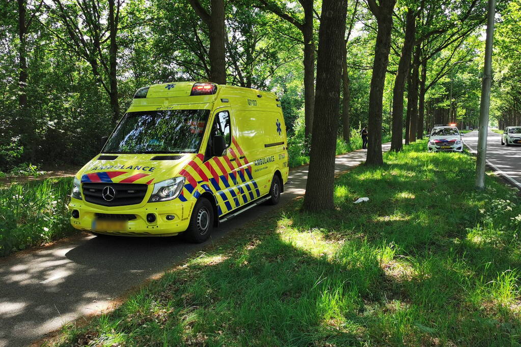 Wielrenner gewond na val