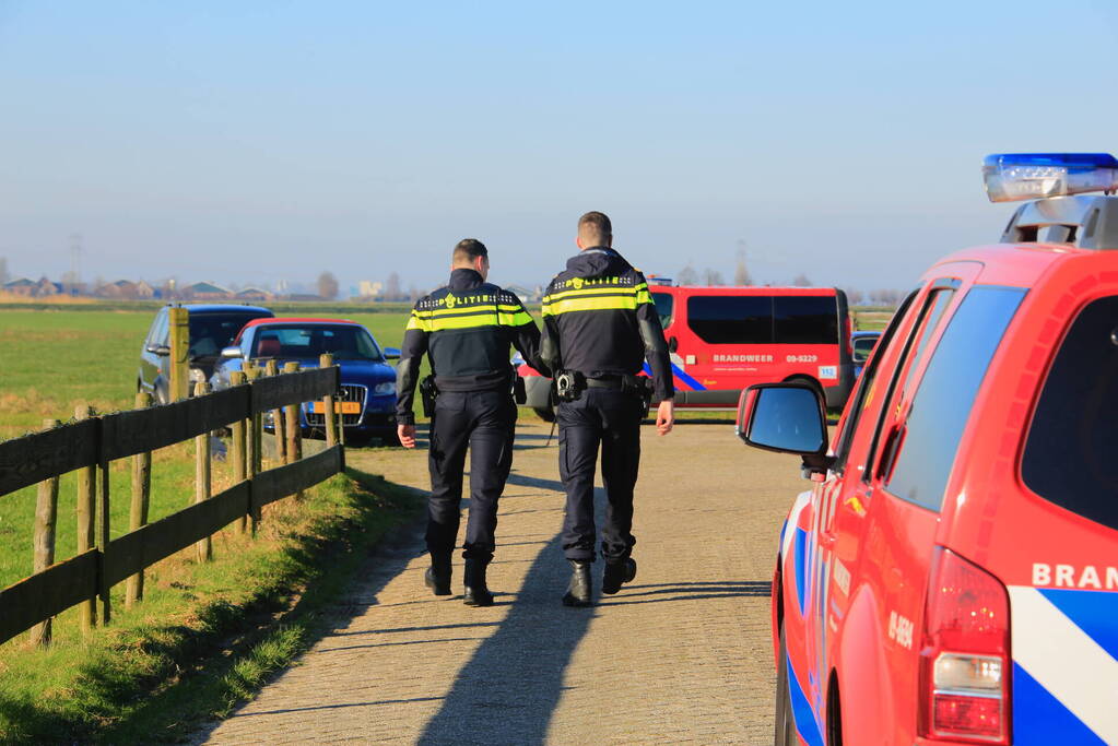 Schuur gaat in vlammen op