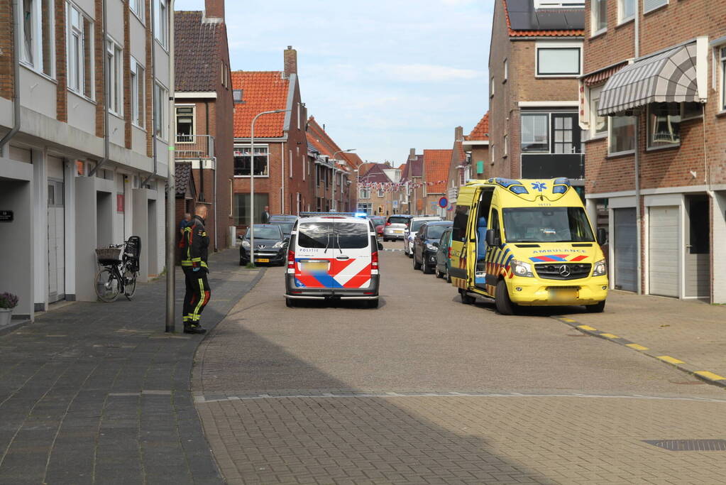 Traumahelikopter landt voor Andreaskerk