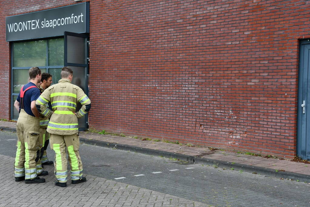Flinke deuk in buitenmuur Woontex Slaapcomfort