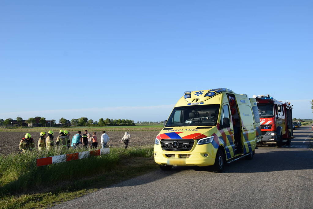 Scooterrijder en opzittende gewond bij eenzijdig ongeval
