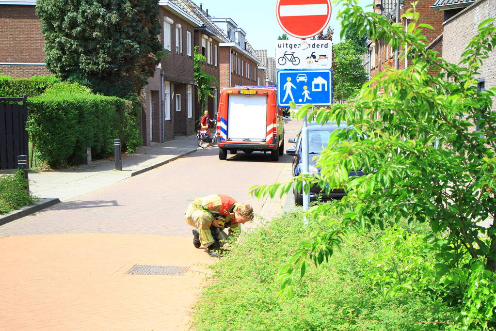 Brandweer doet onderzoek naar vreemde lucht