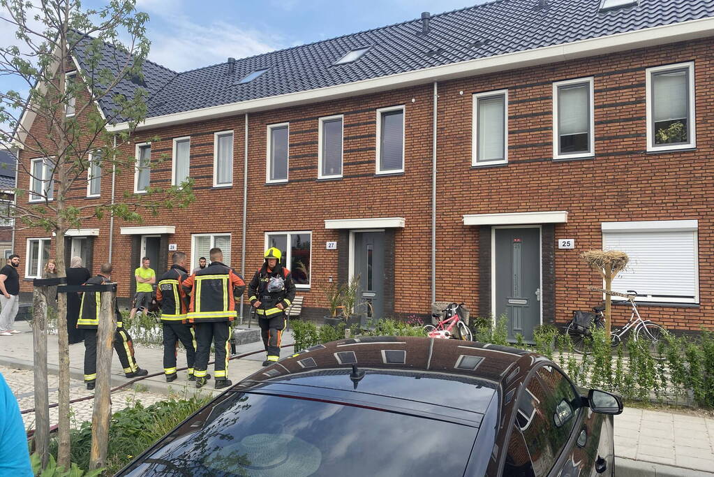 Droog gekookte pan zorgt voor rookontwikkeling