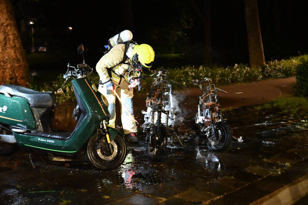 Felyx deelscooters verwoest vanwege brand