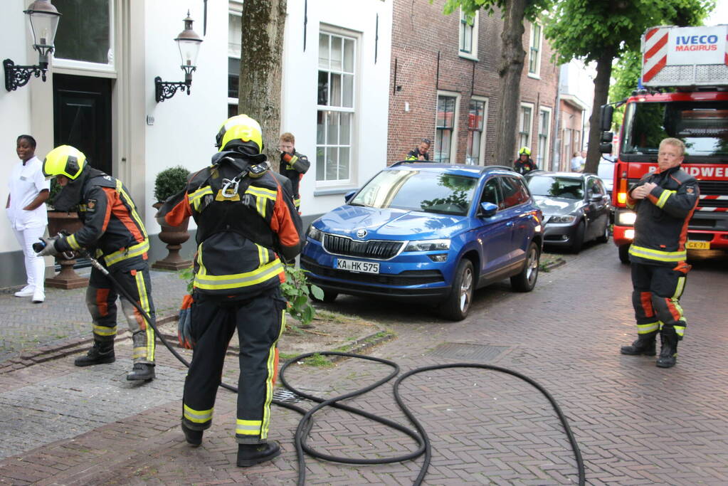 Brand in bedrijfspand van een mondhygiëniste