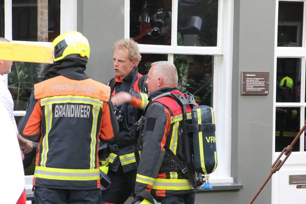 Brand in bedrijfspand van een mondhygiëniste