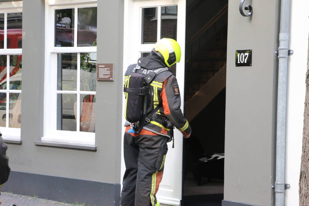 Brand in bedrijfspand van een mondhygiëniste