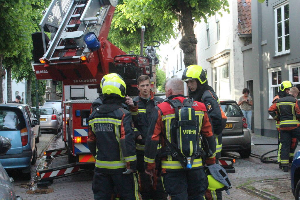 Brand in bedrijfspand van een mondhygiëniste