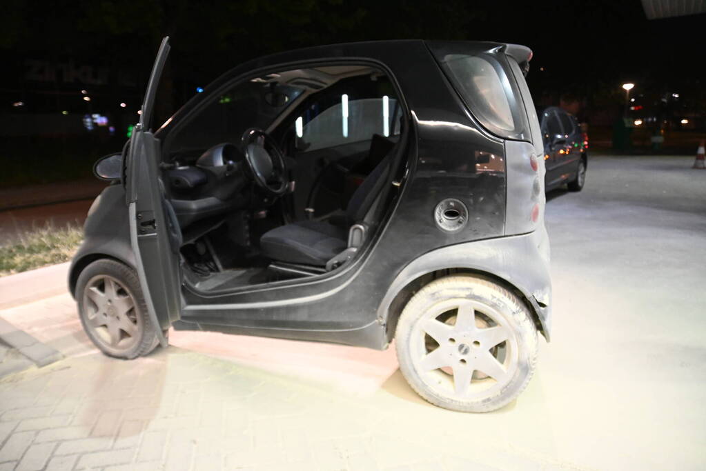 Auto vliegt in brand na verkeerd tanken