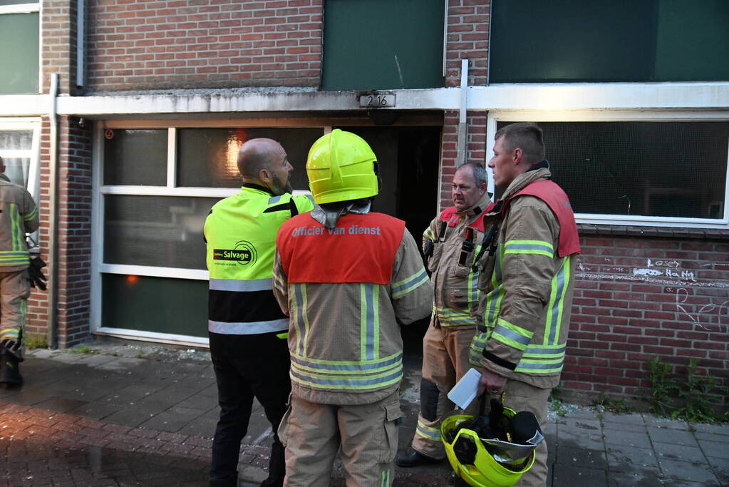 16 apartmenten ontruimd bij brand in kelder
