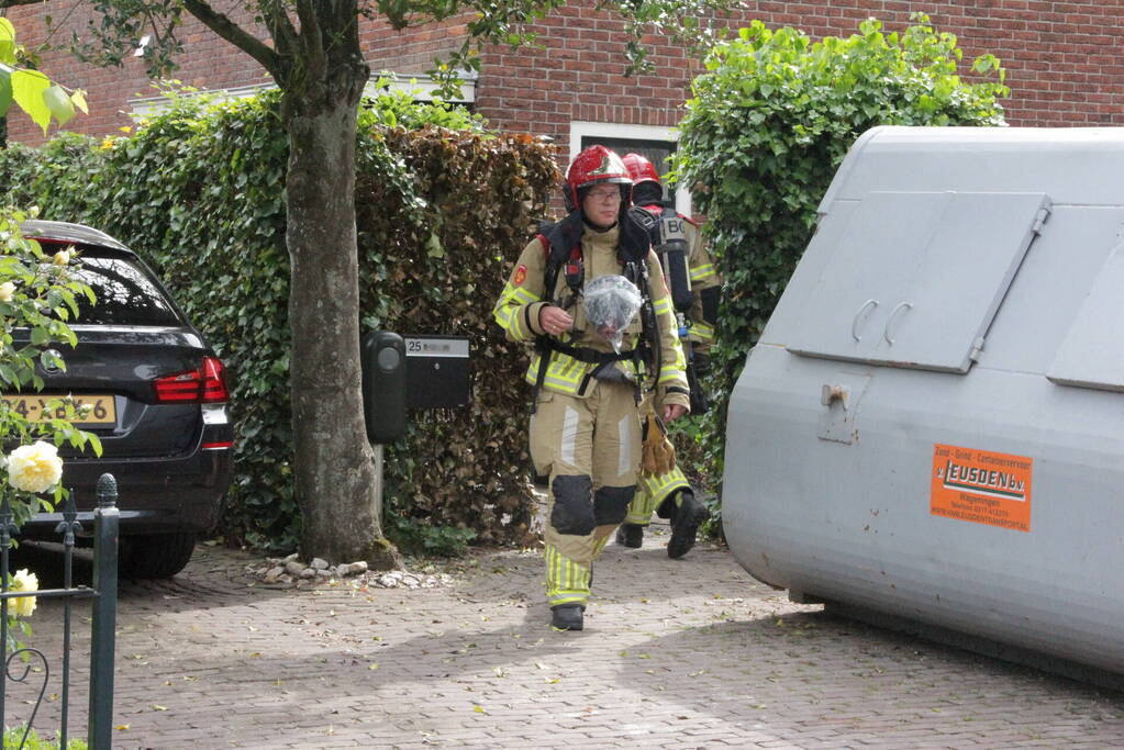 Gasleiding geraakt tijdens sloopwerkzaamheden