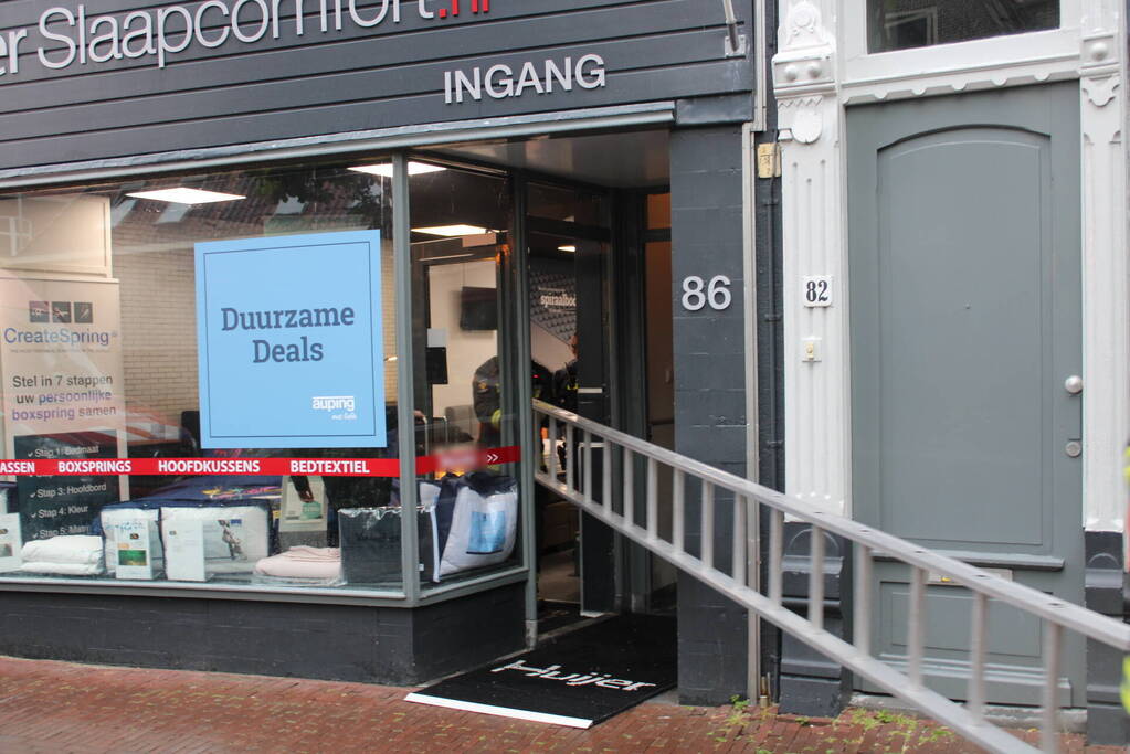 Wateroverlast in beddenzaak