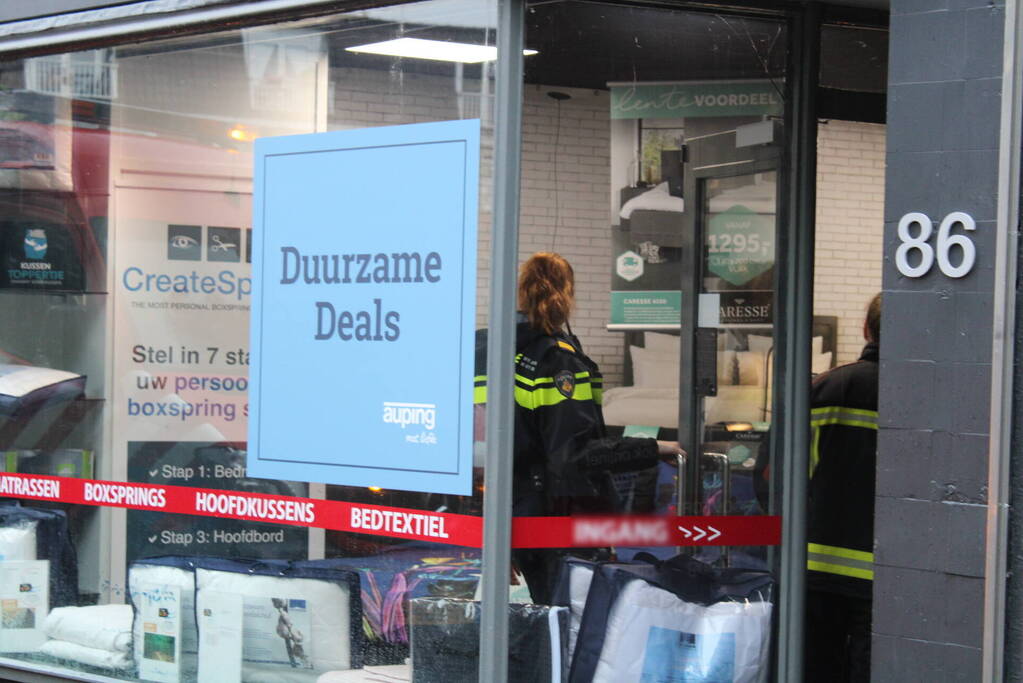 Wateroverlast in beddenzaak