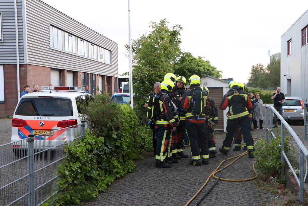 Brand in keuken van woning