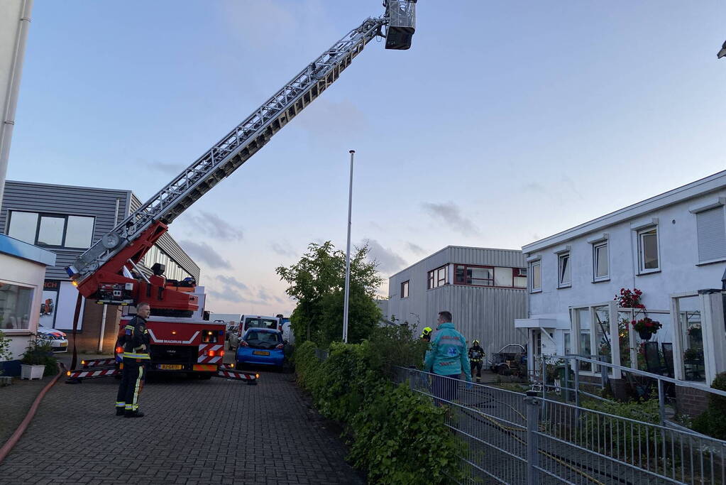 Brand in keuken van woning