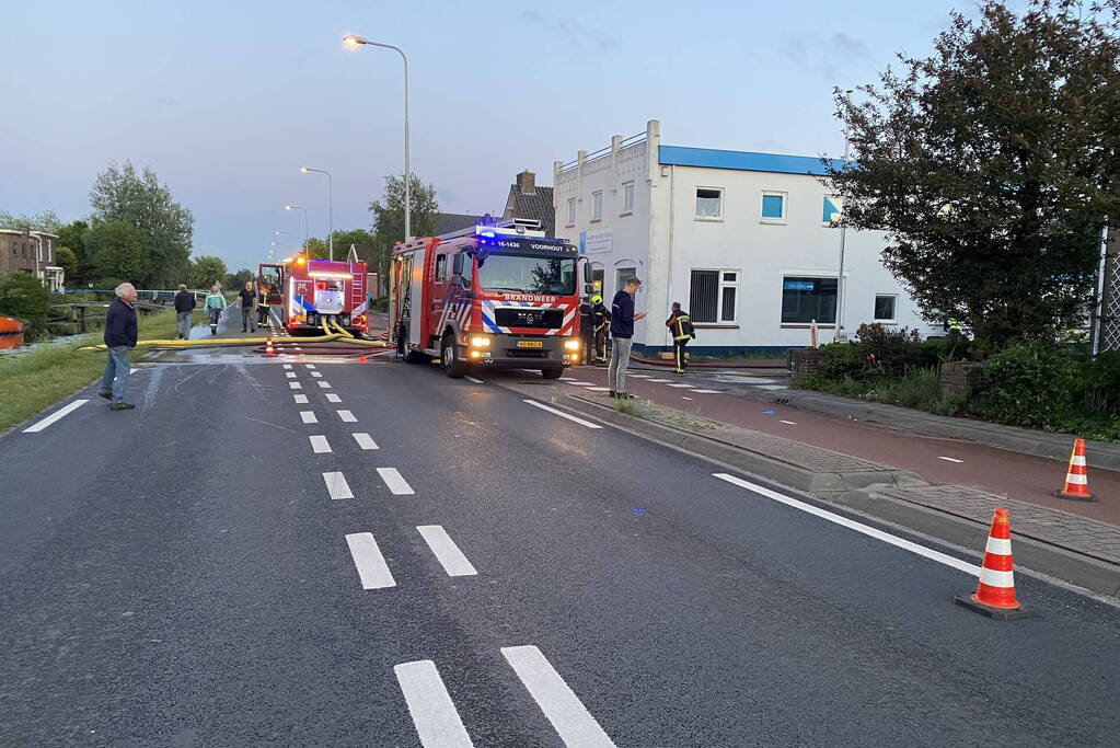 Brand in keuken van woning