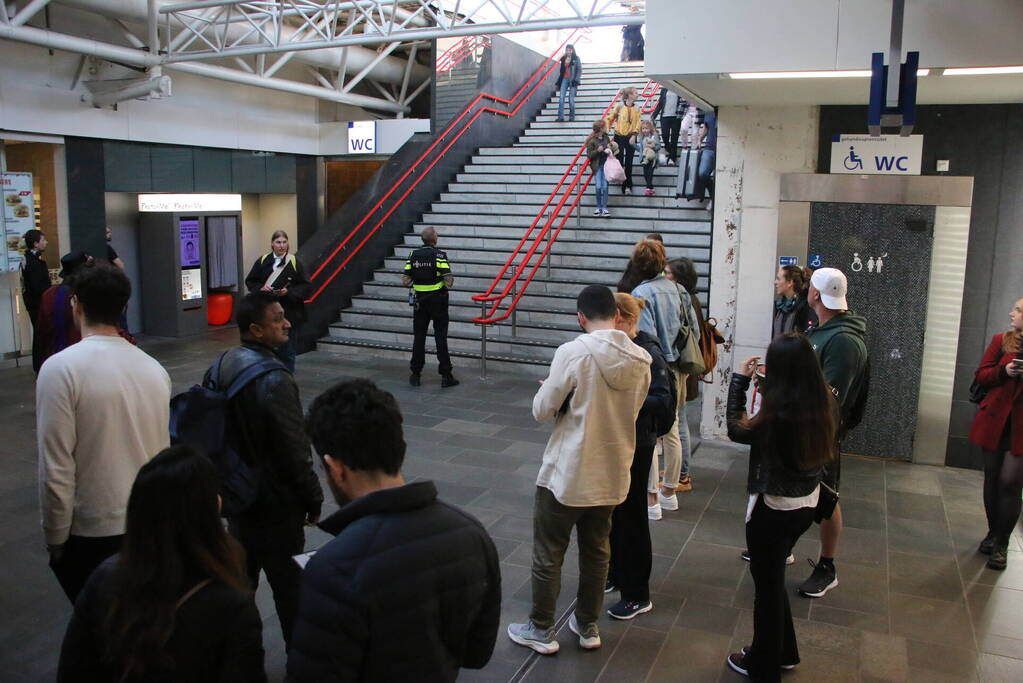 Treinverkeer stilgelegd vanwege politieactie