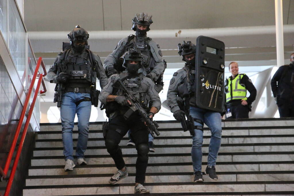 Treinverkeer stilgelegd vanwege politieactie