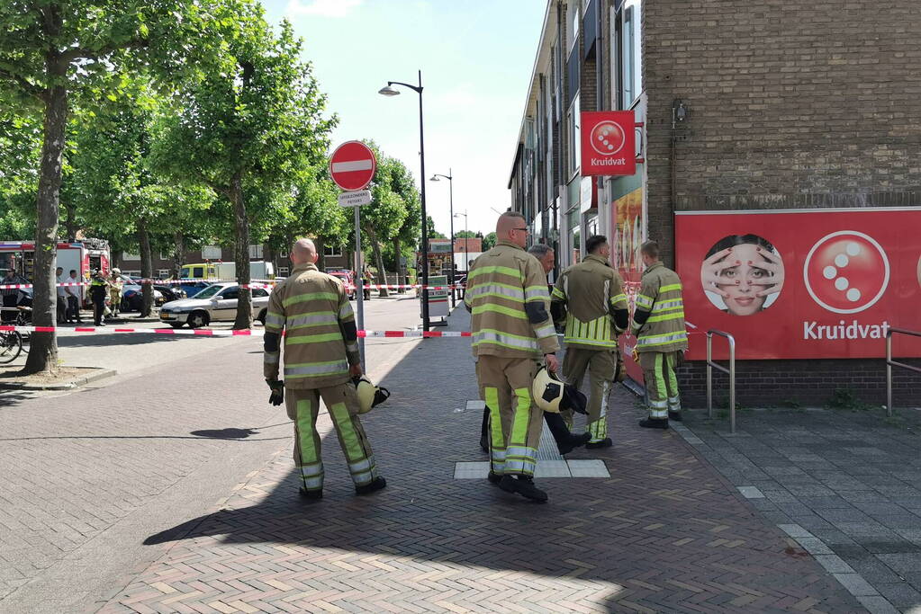 Meerdere woningen ontruimd door instorting