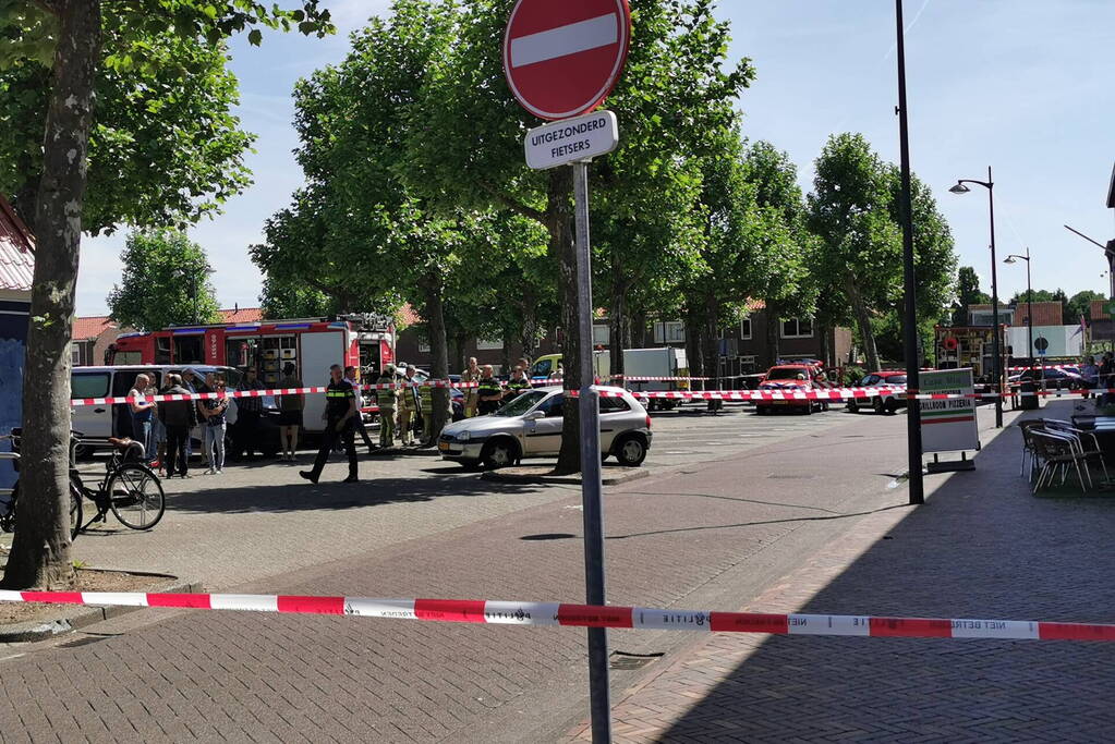 Meerdere woningen ontruimd door instorting