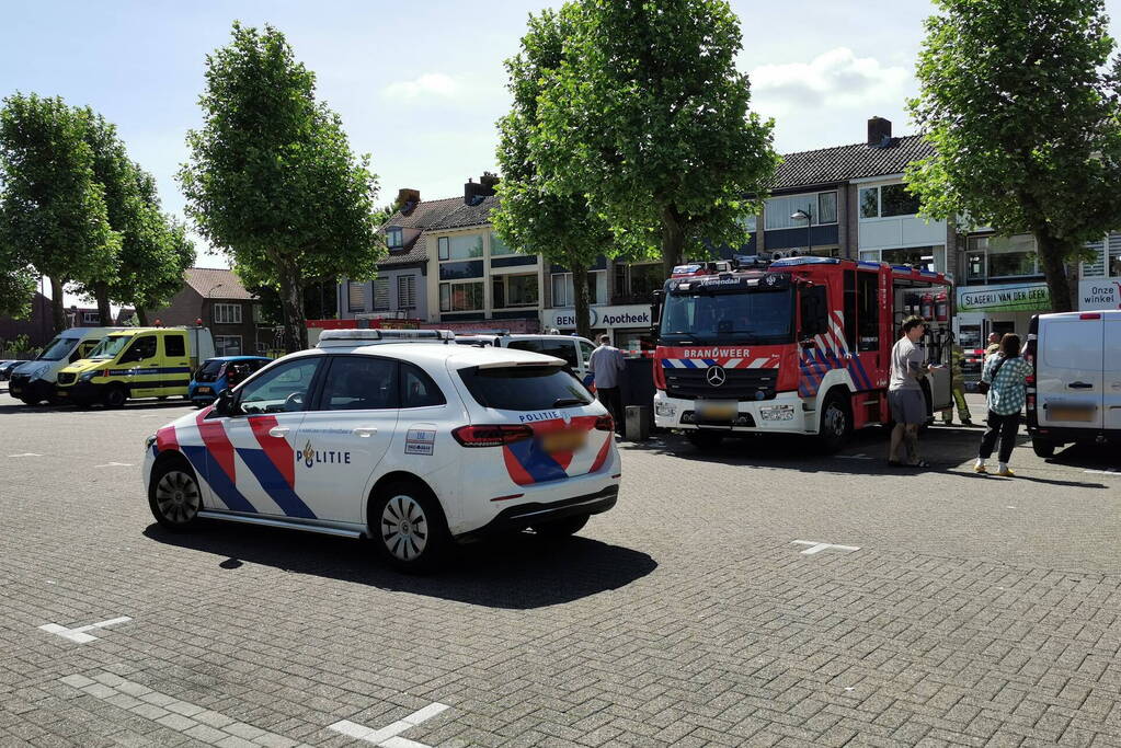 Meerdere woningen ontruimd door instorting
