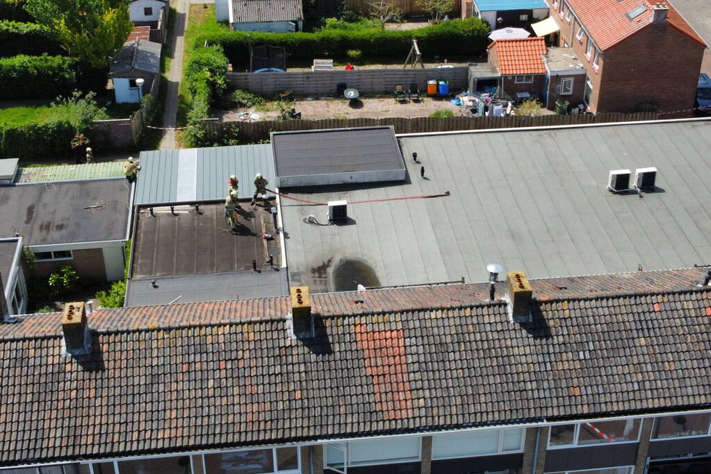 Meerdere woningen ontruimd door instorting