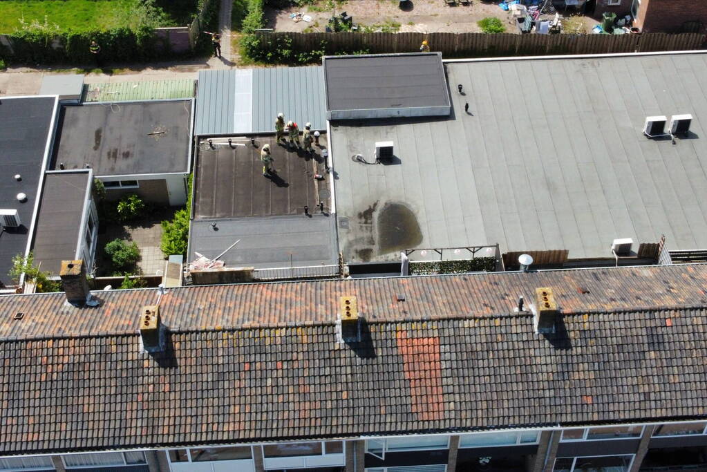 Meerdere woningen ontruimd door instorting