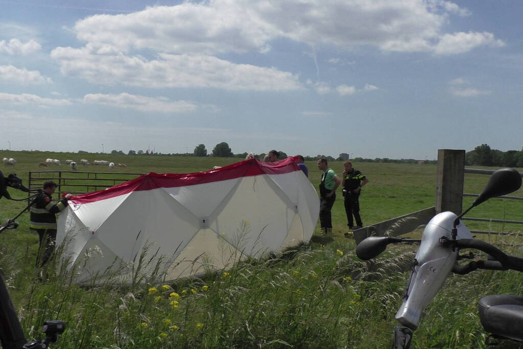 Scootmobiel ter water geraakt