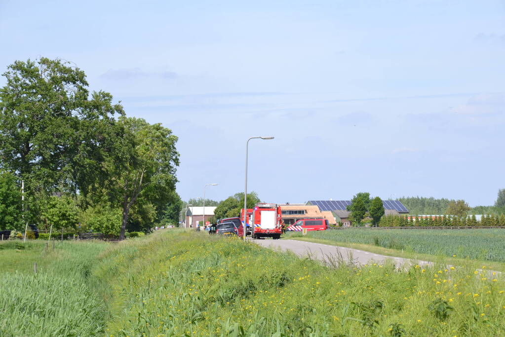 Grote brand in boerenschuur