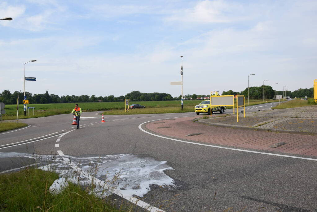 Motorrijder gewond bij botsing met auto