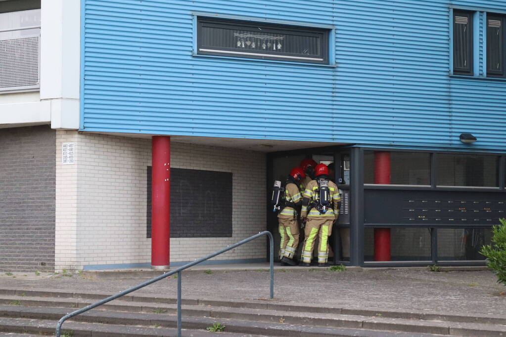 Pan op het vuur zorgt voor rookontwikkeling