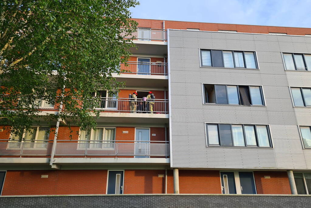 Pan op het vuur zorgt voor rookontwikkeling