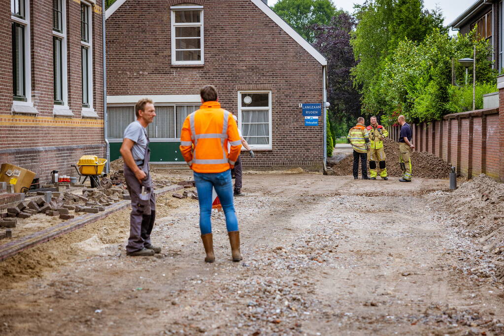 Gasleiding geraakt bij graafwerkzaamheden Woonzorgcentrum Monsigneur Blom - Sint Jozef