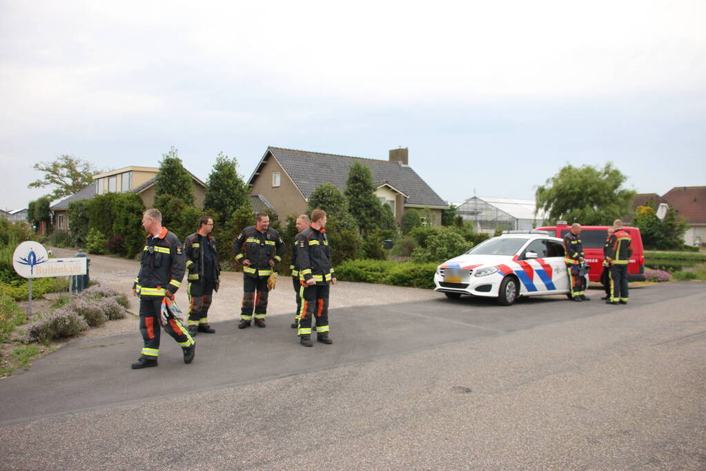 Persoon te water geraakt in Leidsche Trekvaart bij Tuinderij Buitenkans